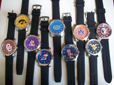 Men's State/College Team Fashion Casual Licensed Silicone Casual Watch Cover