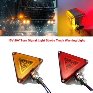 1/2xLED Dual Face Stud Mount Pedestal Fender Marker Turn Signal Light 10V30V - Picture 1 of 22