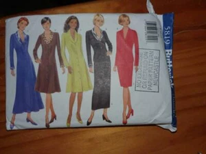 Butterick Sewing Pattern No 5819 Top, dress and skirt Size 8-10-12 preowned - Bild 1 von 2