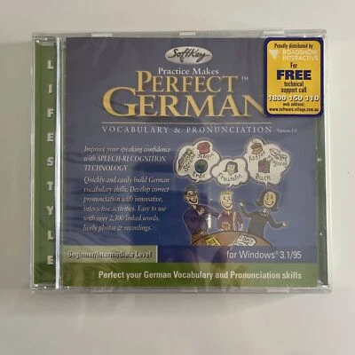 Perfect German - PC Windows Language Learning Software - Image 1 of 2