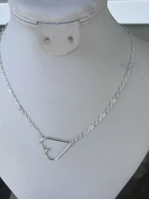 Collar Park Lane Julieta Chapado en Rodio PLATEADO NUEVO CON ETIQUETAS Foto 1 de 3