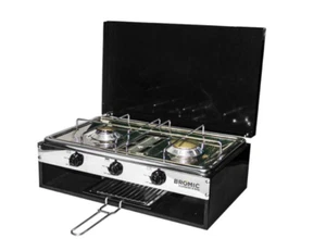New Lido 2 Junior Burner and Grill With Lid caravan rv motorhome camper trailer - Bild 1 von 1