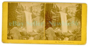 Yosemite California CA - VERNAL FALLS - Stereoview National Park - Picture 1 of 2