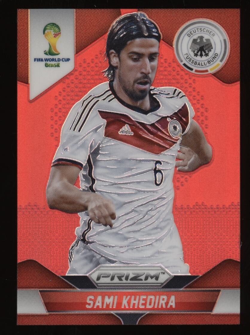 2014-15 Sami Khedira Panini Prizm FIFA World Cup Red Prizm #135/149 *NICE*