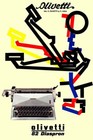 Poster Manifesto Locandina Pubblicità Ufficio Stampa Vintage Macchine Olivetti