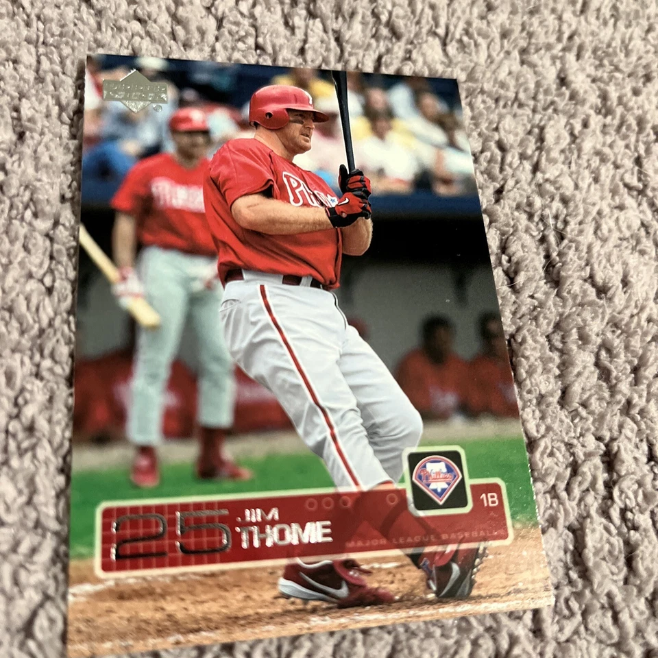 2003 Upper Deck Series 2 Philadelphia Phillies Baseball Card #472 Jim Thome - Image 1 of 1