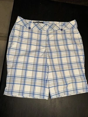 Pantalones Cortos SUNICE Damas GOLF Talla 8 Usados en Excelente Condición a Cuadros Foto 1 de 4