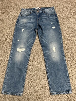Womens Cabi Jeans Distressed Mom JEANS Size 6 ( 31x29) - Image 1 of 4