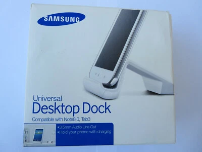 Base de escritorio universal Samsung para Note 8 y Tab 3 EE-D100TNWEGUJ Foto 1 de 4