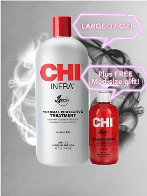 CHI Infra Thermal Protective Treatment 32 oz PLUS FREE GIFT! $55 VALUE! - Image 1 of 3