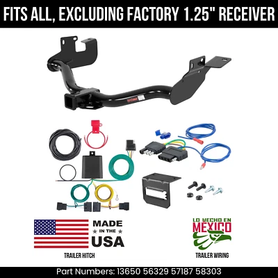 Enganche de remolque tributo para Mazda 08-11 con cableado de 5 pines sin OE 1,25" receptor curva Foto 1 de 4