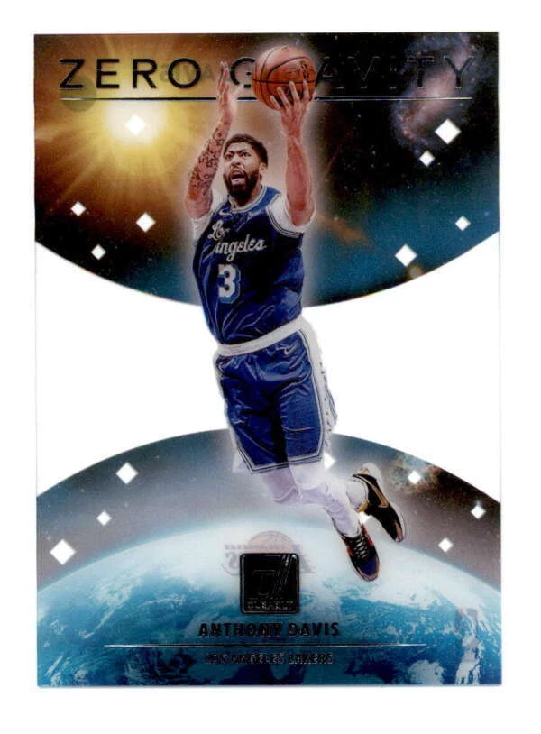 ANTHONY DAVIS 2020/21 CLEARLY DONRUSS #7 ZERO GRAVITY LAKERS CLEAR INSERT BD6328 - Image 1 of 1