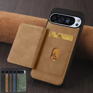 Für Google Pixel 9a/9 Pro XL/8/8A Magnet Leder Kartenfach Hülle Ständer Cover - Bild 1 von 45