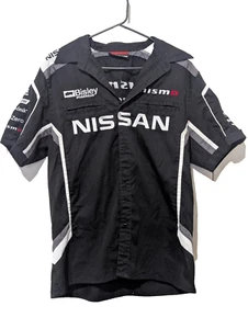 Nissan Nismo Shirt Men Medium Button Up Short Sleeve Nismo Racing - Bild 1 von 5