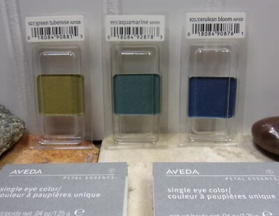 Aveda Petal Essence Eye Color Lot Aquamarine ~ Cerulean Bloom ~ Green Tuberose - Image 1 of 2