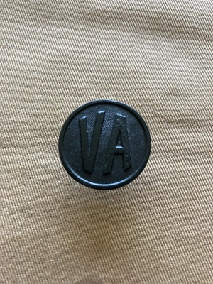 WW1 Type Virginia State Guard collar disc  (REPRODUCTION) - Image 1 of 2