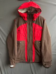 RARE Oakley Snowboards Ski Jacket mens Large Brown 3-in-1 Gorpcore Hiking Sports - Picture 1 of 16