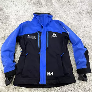 Helly Hansen Jacket Mens Medium Parka Helly Tech Blue Mammoth Recco B70 - Picture 1 of 16