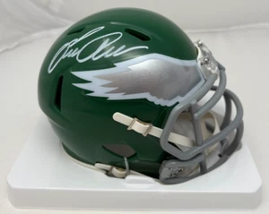 Eric Allen signierter Philadelphia Eagles TB Kelly Green 74-95 Mini Helm PSA 913 - Bild 1 von 6