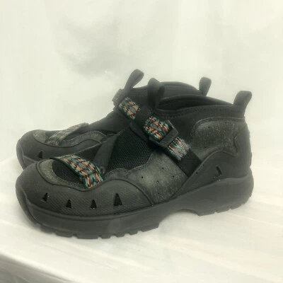 Bota de Senderismo Teva Revive Negra Media Impermeable Hombre 8.5 Mujer 10 Correas Verdes Foto 1 de 4
