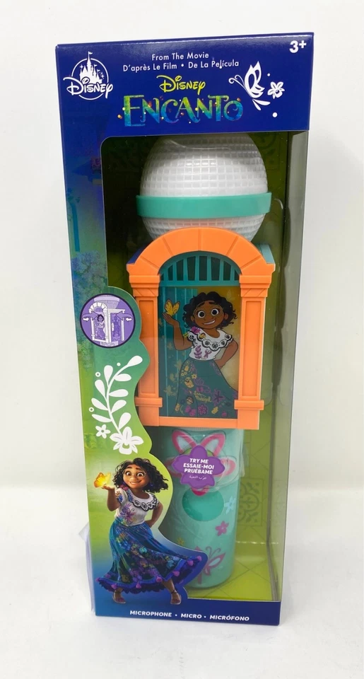 Disney Encanto Microphone Light- Up Musical Toy with Sound Effects Gift For Kids