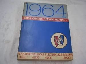 1964 BUICK RIVIERA WILDCAT LESABRE ELECTRA ORIGINAL SHOP MANUAL - Foto 1 di 9
