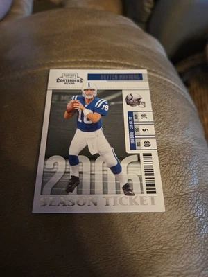 2006 Playoff Contenders Peyton Manning Indianapolis Colts #43 - Image 1 of 2