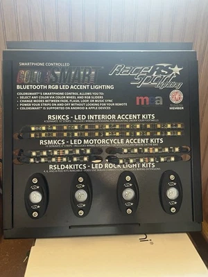 Race Sport Strobe PRO Series balcão de 5 eixos ou ripas parede display de varejo alimentado - Imagem 1 de 3