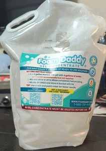 Foam Daddy Gel Concentrate Solution- 1 Gallon Bag- Makes 5 Gallons - Picture 1 of 1