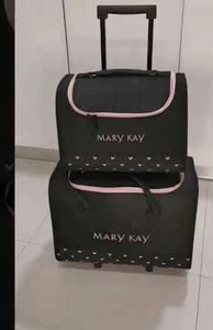 Mary Kay Consultant Travel Luggage Black Preowned - Picture 1 of 1