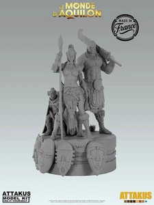 Diorama des masques à peindre - BD Elfes, Aquilon - Made in France by ATTAKUS - Foto 1 di 8