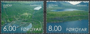 FAEROER 2001 Europa 2v MNH** - Picture 1 of 1