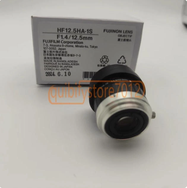 New 1PCS FUJINON Industrial lens HF12.5HA-1S - Image 1 of 1