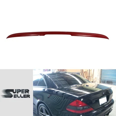 US Fits Mercedes BENZ SL R230 A Type Trunk Spoiler Convertible Painted #586 - Image 1 of 4