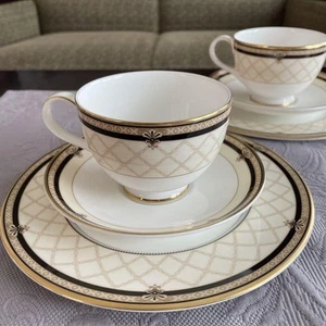 Royal Dalton Baroness Trio Pair Set Bone China - Picture 1 of 12
