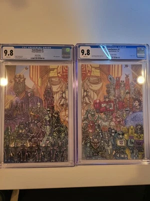 Transformers #1 7th Print & Void Rivals #1 9th Print CONNECTING SET 2024 CGC 9.8 - Image 1 of 3
