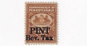 STAMP US SCOTT ??? PENNSYLVANIA BEVERAGE TAX STAMP PINT 50 CENT MNH - B - Picture 1 of 1