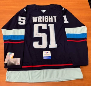 SHANE WRIGHT Signed Autographed Seattle Kraken Jersey PSA/DNA COA Size XL - Picture 1 of 4