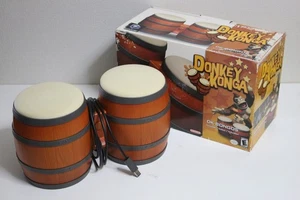 Donky Konga DK Bongos per Nintendo GameCube con scatola dal Giappone - Foto 1 di 9