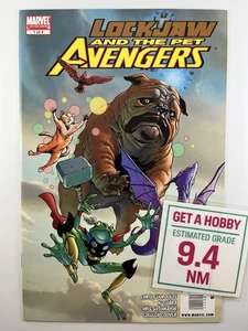Lockjaw & The Pet Avengers #1 primera aplicación Throg & Pet Avengers Team (2009 Marvel) casi nuevo - Imagen 1 de 9