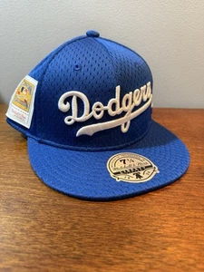 Mitchell & Ness Los Angeles Dodgers Malla Gancho Ajustado Sombrero Talla 7 1/4 - Imagen 1 de 5