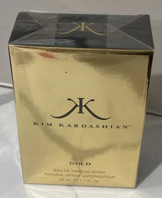 Kim Kardashian Gold Eau de Parfum Spray Natural 50 ml/1,7 fl oz NUEVO Foto 1 de 4