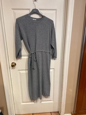 Vestido Peserico GRIS Talla 44 Manga Larga LARGO 70% LANA, 20% SEDA, 10% CACHEMIR Foto 1 de 4