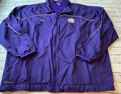 Chaqueta Nike WindBreaker 2XL TTG EEG Púrpura Dorado Storm Fit Fútbol CB BC Foto 1 de 4