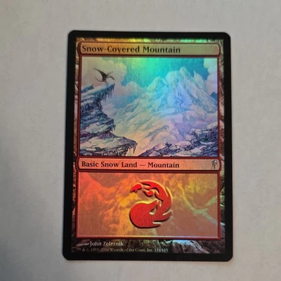 Snow-Covered Mountain Foil Coldsnap LP - Image 1 of 3