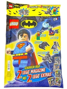 LEGO Superman Batman Comic Magazine + Personaggi Sacchetto delle Meraviglie n.1 INKgrafiX TOYS A391 - Foto 1 di 6