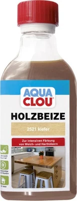 Aqua Clou Holzbeize 250 ml, kiefer Beize Beizen Holz Innen - Bild 1 von 4
