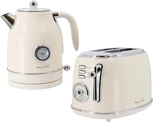 Juego combinado de tostadora eléctrica de 1,7 cuartos y 2 rebanadas electrodoméstico de cocina retro - Imagen 1 de 12