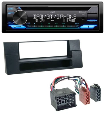 JVC Bluetooth MP3 USB DAB CD Autoradio für BMW X5 E53 5er E39 Rundpin Ablagefach - Bild 1 von 4
