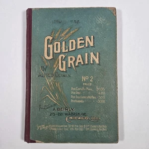 Golden Grain No. 2 Hymnal 1896 Alfred Beirly Chicago Sabbath School Songbook - Picture 1 of 12